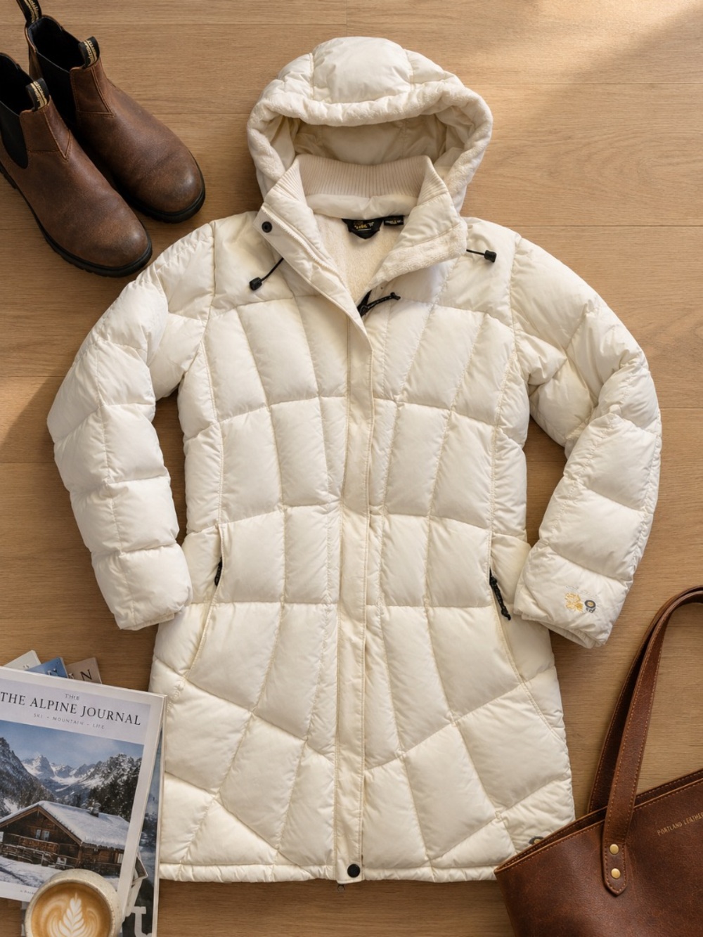 Mountain Hardwear Downtown Down Coat Women’s M Insulated Hooded Winter Parka